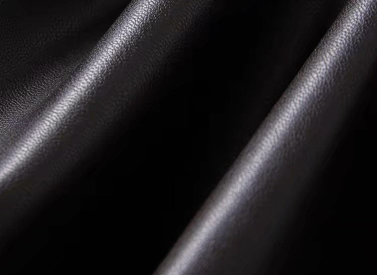 Brown PU Leather Jacket For Women In Spring With Stand Collar And Short Leather Jacket