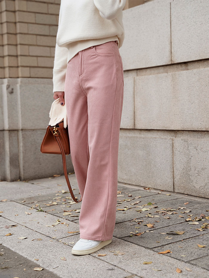 Autumn/Winter Corduroy Fleece Trousers